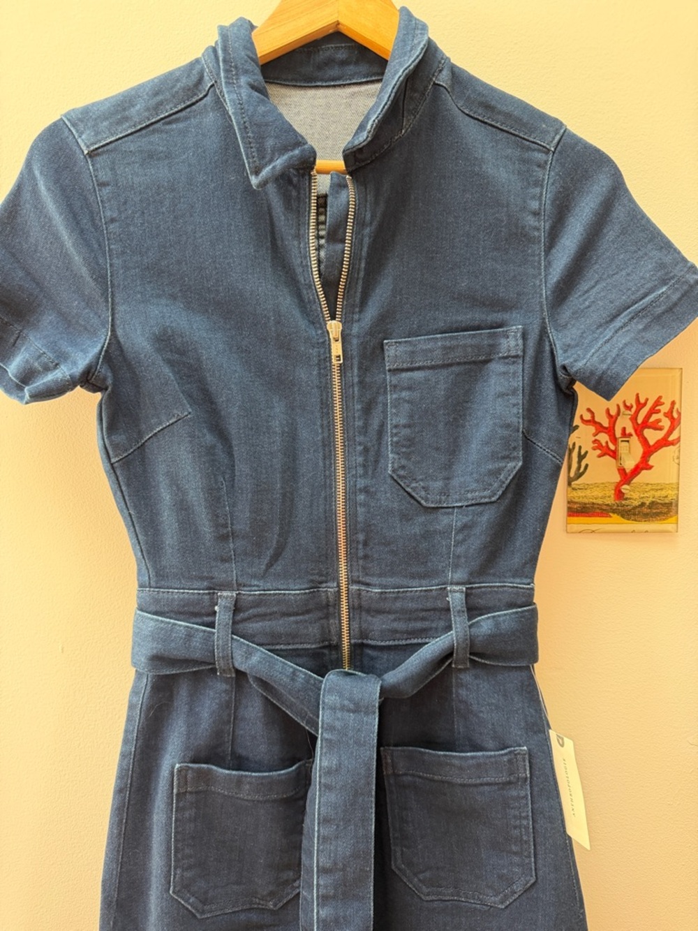 Maeve Anthropologie The Colette Denim Jumpsuit - Picture 5 of 7